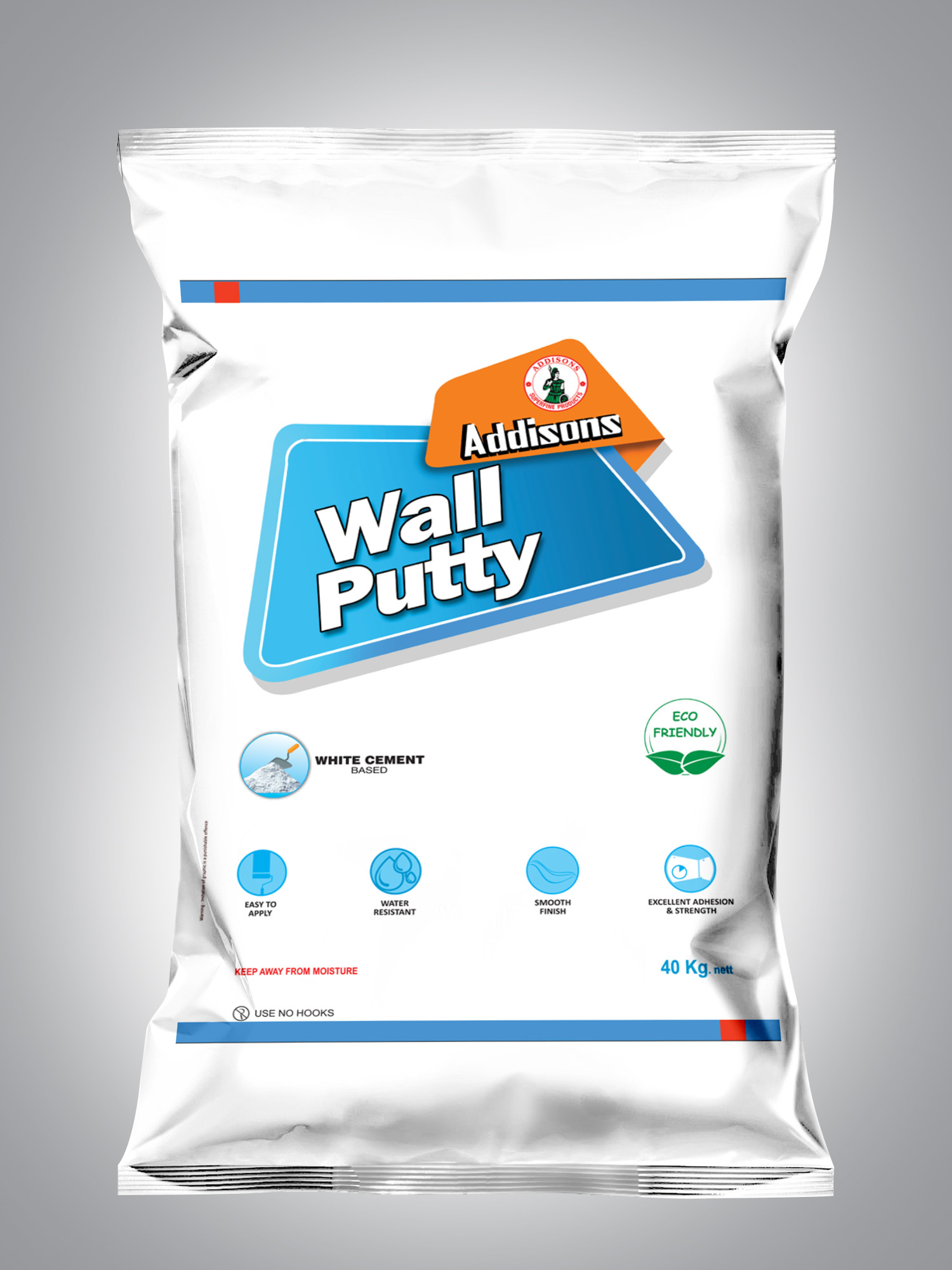 As Per Customer 1 Kg Wall Putty Polyester Packaging Pouch