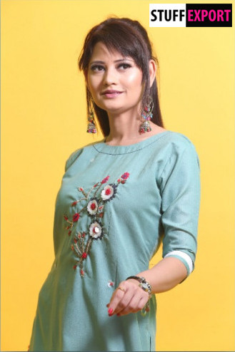Premium Rayon Handwork Kurti