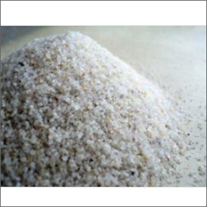 Super Semi Grain Quartz Sand - Powdered Form, Industrial Application - Pure White Color, Fine Particle Shape for Optimal Performance