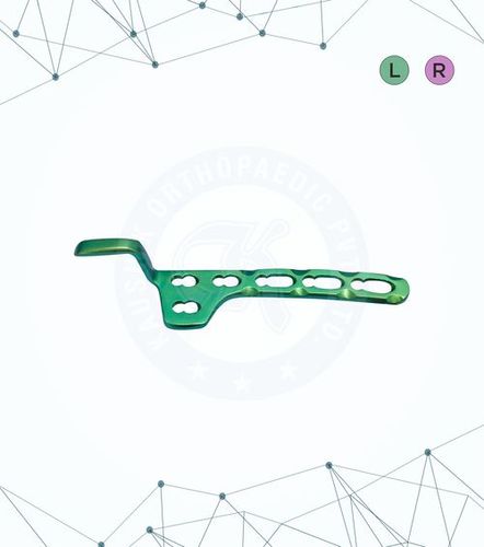 हुक की गहराई 12 मिमी, 15 मिमी, 18 मिमी, बाएं के साथ ईज़ीलॉक हुक क्लैविक प्लेट