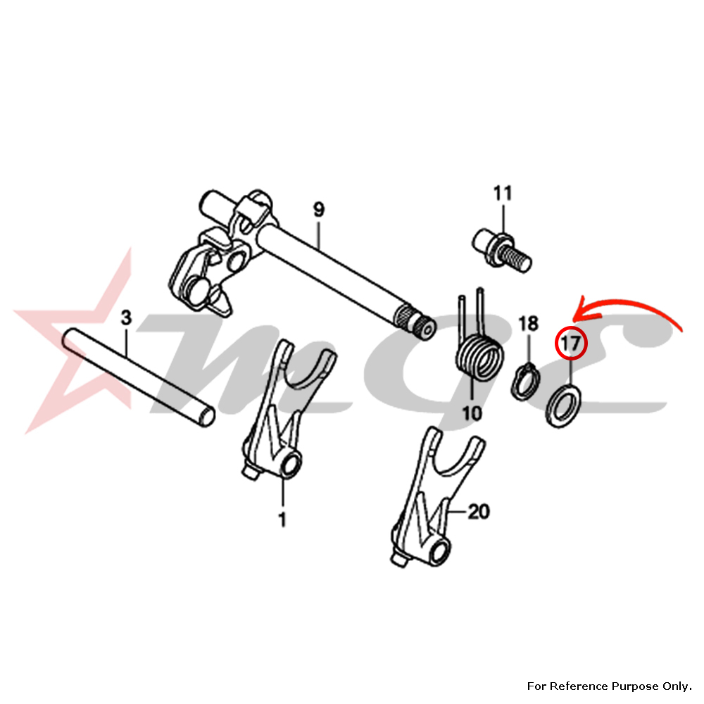 Two Wheeler Parts 14mm Washer