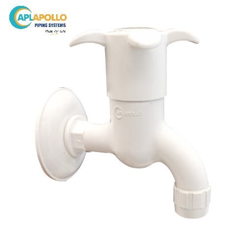 एरेटर के साथ व्हाइट अपोलो ब्लूम बिब टैप