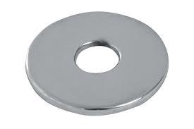 Ss Bathroom Flange - Stainless Steel, Size 0-1 Inch, Chrome Finished, Silver Color | Metals Type: Stainless Steel, 1 Year Warranty