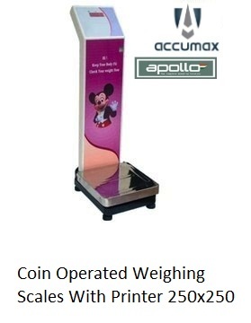 Coin Operated Weighing Scale Accuracy: 100 Gm