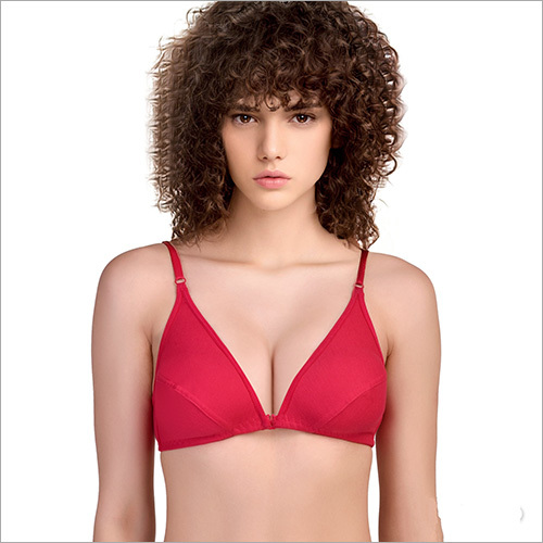 Red Front Open Bra - All Sizes, Red Color | Front Open Design For Women, Plain Pattern For Everyday Comfort