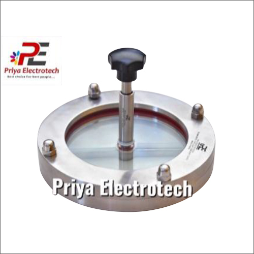 वाइपर के साथ खोखला फ्लेंज टाइप साइट ग्लास