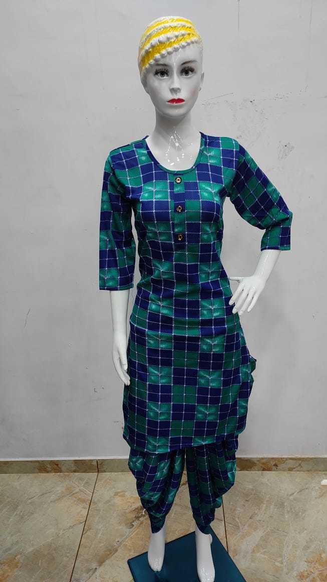 Ladies Suit Salwar - Cotton Blend Material, Adult Size, Red Color | Breathable, Washable, Customizable Logo, Short Sleeve Ethnic Wear