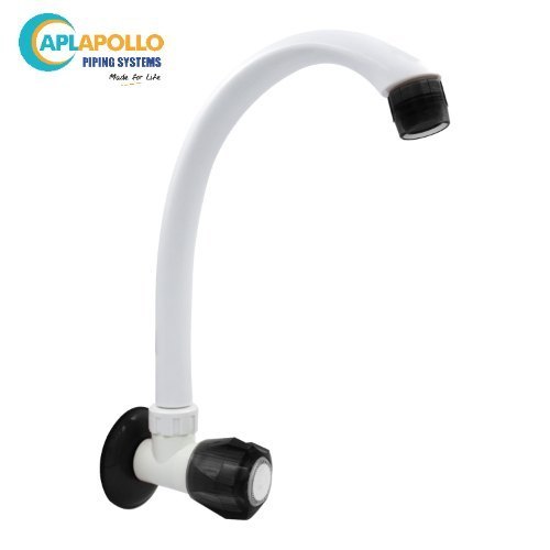 व्हाइट-ब्लैक अपोलो स्पार्क सिंक कॉक (W/M)