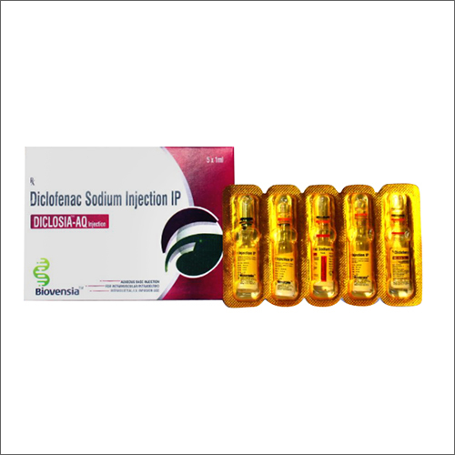 Diclofenac Sodium Injection IP - Quality Assured Pain Relief Formula | Effective for Mild to Moderate Pain, Dosage as Suggested, Suitable for All