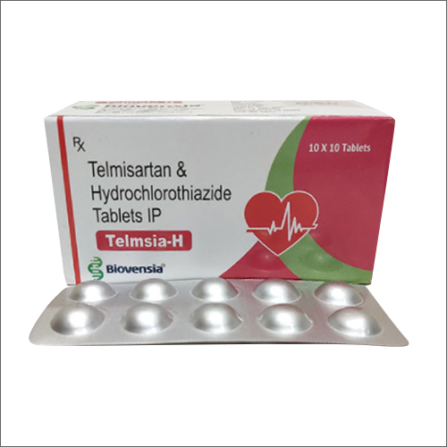 Telmisartan And Hydrochlorothiazide Tablets IP - Advanced Hypertension Treatment, Dosage As Suggested, Preventative Packaging, Suitable For All