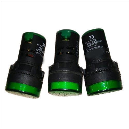 20mA Plastic LED Indicator - 220V AC, 50Hz, Red | Industrial Use, 1-Year Warranty