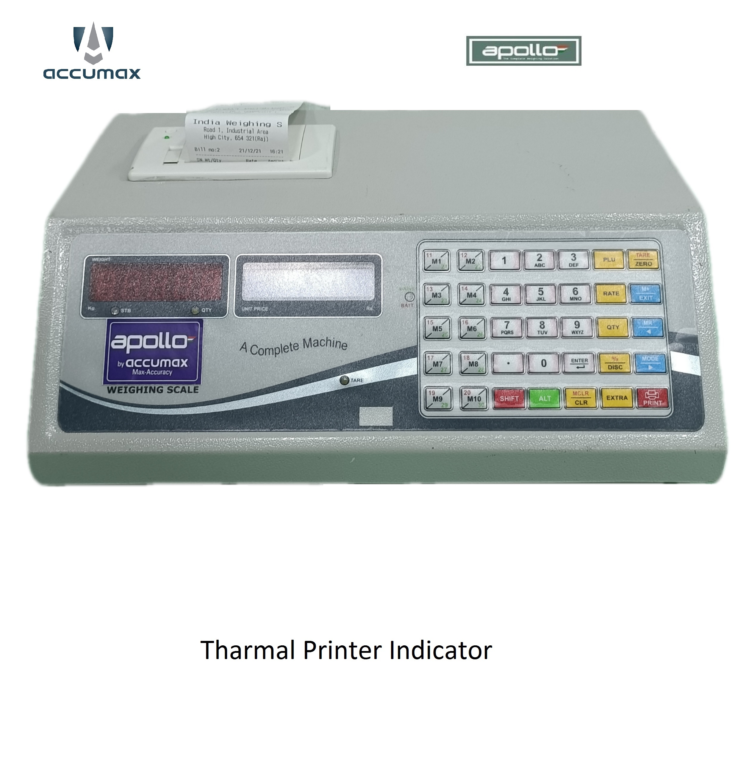 Thermal Printer Indicator - Premium Quality Raw Material, Digital Monitor Display | 1 Year Warranty, Expert Quality Tested
