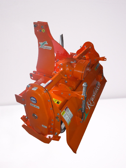 4 Feet 30 Blades Multi Speed Rotavator - Color: Orange
