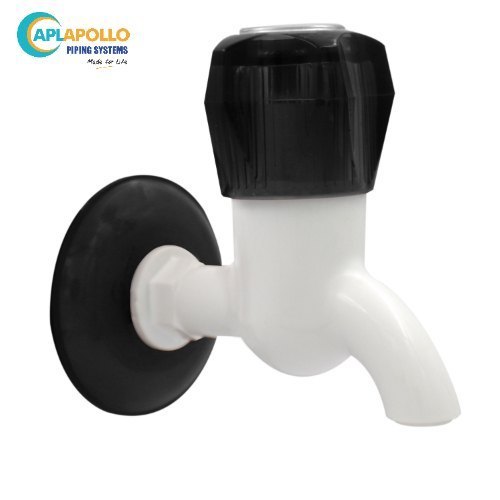 फ्लेंज के साथ व्हाइट-ब्लैक अपोलो स्पार्क बिब कॉक शॉर्ट बॉडी