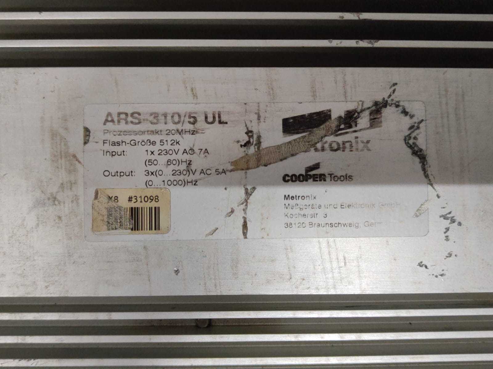 Metronix Ars-310 Ul Servo Drive