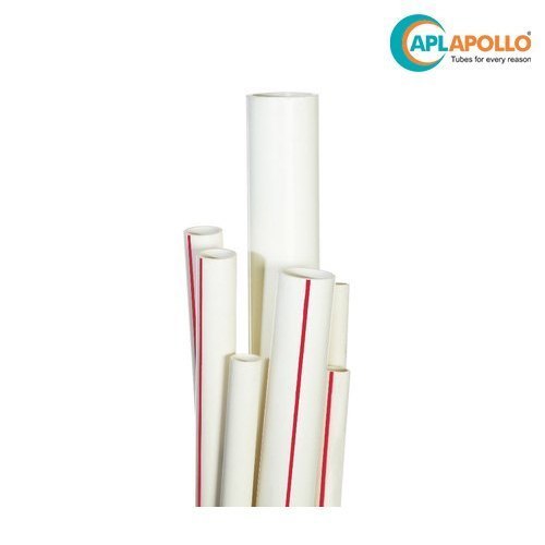 APL Apollo CPVC Pipe - 3m & 6m Lengths, 1/2 inch to 4 inch Diameter, Cream Color, Round Shape, SDR 11, Polished Finish, Heat and Crush Resistant