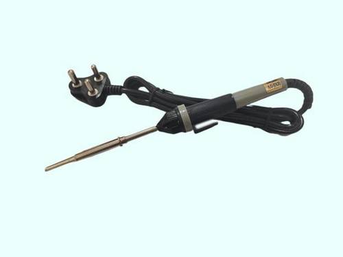 25 Watt Soldering Iron - 220V, Metal Tip Material, Plastic Handle, 3-Pin Plug | Comfort Grip, Durable Tip, Easy Use, Precise Control, Quick Heating