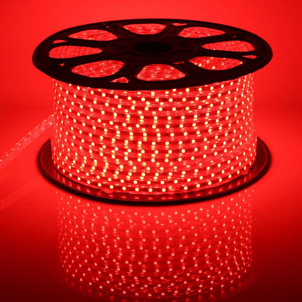 Red Led Rope Light - Plastic Material, Waterproof Ip67 Rating | Super Bright 100% High Quality, Long Lifespan 50000 Hours, Energy Saving For Indoor & Outdoor Use