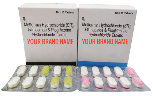 Metformin Hydrochloride Glimepiride Pioglitazone Hydrochloride Tablets Third Party Manufacturing