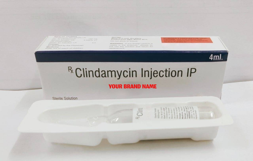 Clindamycin Injection - 4ml Ampoule | Active Ingredient: Clindamycin, Dosage Form: Injection, Route: Intravenous, Storage: Refrigerated