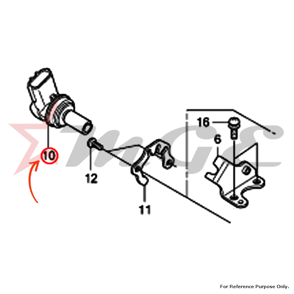 As Per Photo Valve Assy., Idle Air Control For Honda Cbf125 - Reference Part Number - #16430-gfm-902