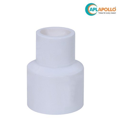 White Upvc Reducing Coupler Sch-80