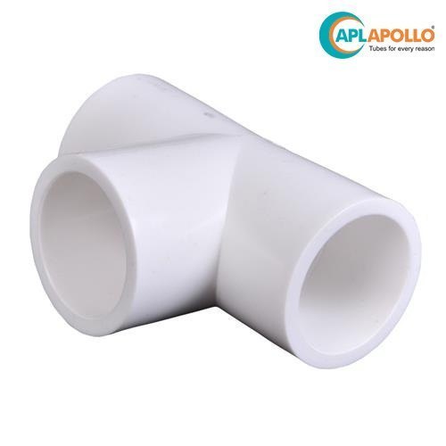 White Upvc Tee Sch-80