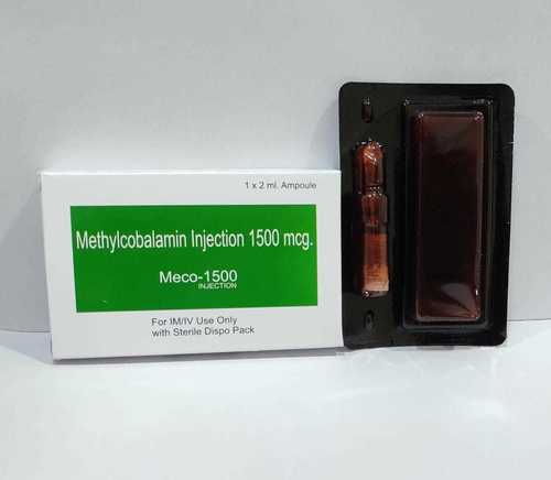 Methylcobalamin Injection - 1500mcg Liquid Form, Individually Disposed Pack for Enhanced Vitamin B12 Boost