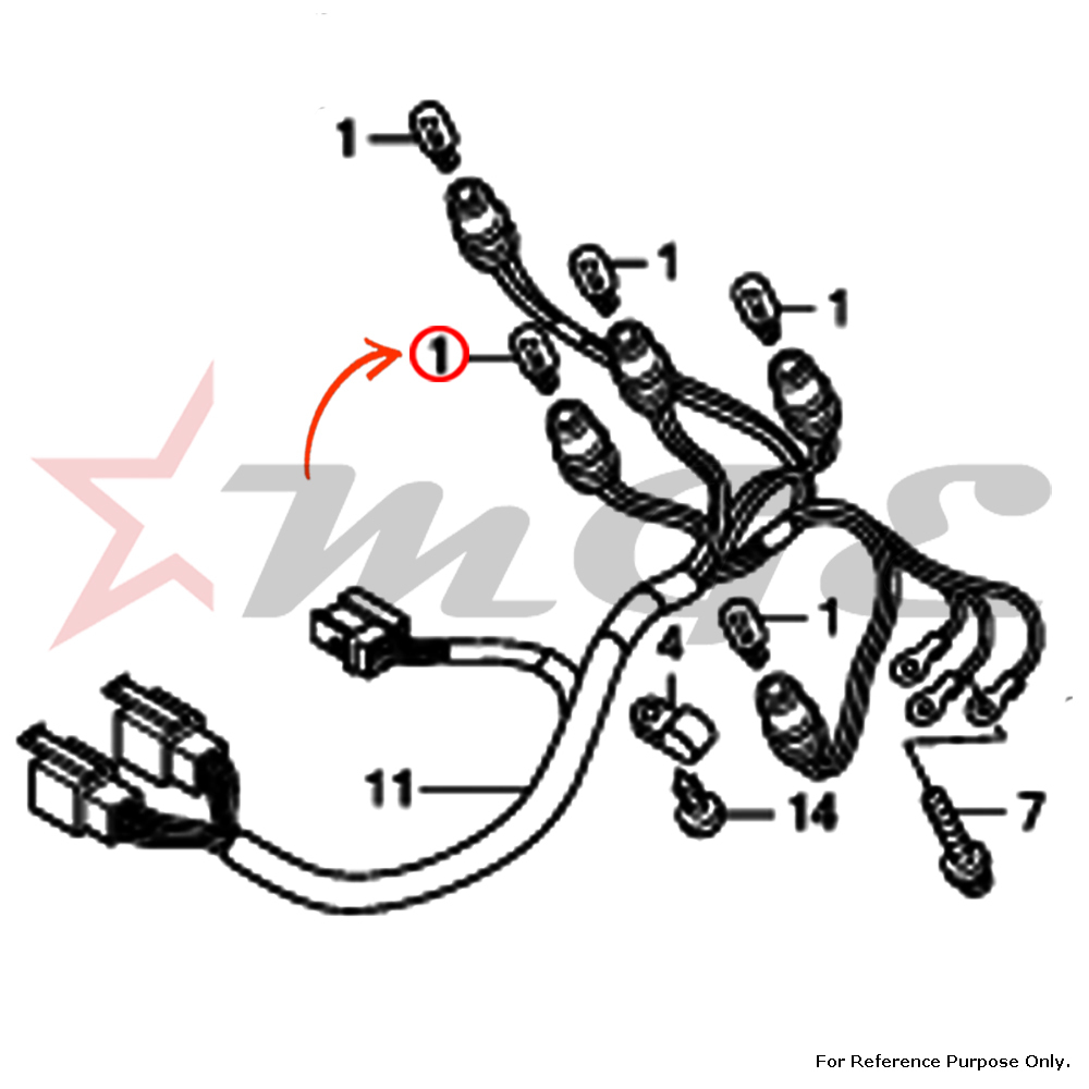 As Per Photo Bulb Wedge Base(t10)(12v 1.7w)(toshiba) For Honda Cbf125 - Reference Part Number - #34908-kve-900