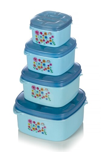Plastic Container Box - Plastic Material, Soft, Large Size, White Color | Versatile Storage Solution with Snap-on Lid for Household Organization