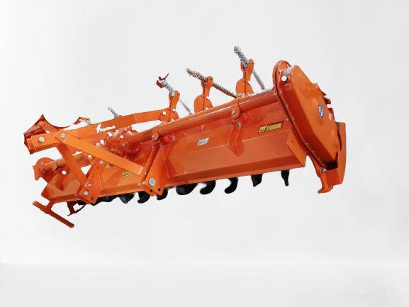 Krushitech Rotavator Puddler 8 Feet 60 Blade - Color: Orange