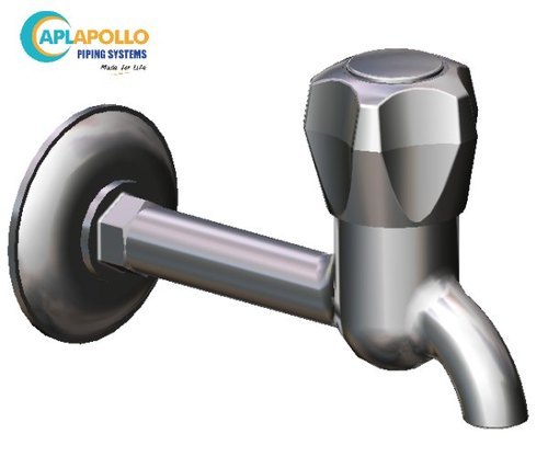 सिल्वर अपोलो फ्यूजन बिब कॉक लॉन्ग बॉडी फ्लैंग के साथ