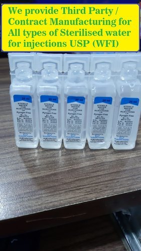 WFI Sterilised Water Third Party Manufacturing