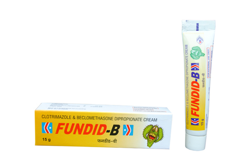 FUNDID-B क्लोट्रिमेज़ोल और बेक्लोमेथासोन डिप्रोपियोनेट क्रीम