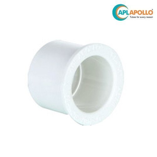 uPVC End Cap SCH-80 - Plastic Material, Round Shape, White Color | Ideal for Plumbing Applications