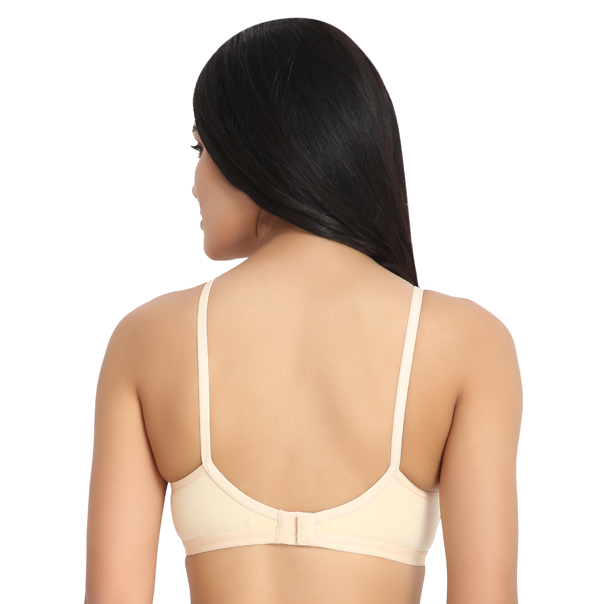 Kareena Bra - Cotton, Size 30-40 B,D Cup, Color Options: Red, Skin