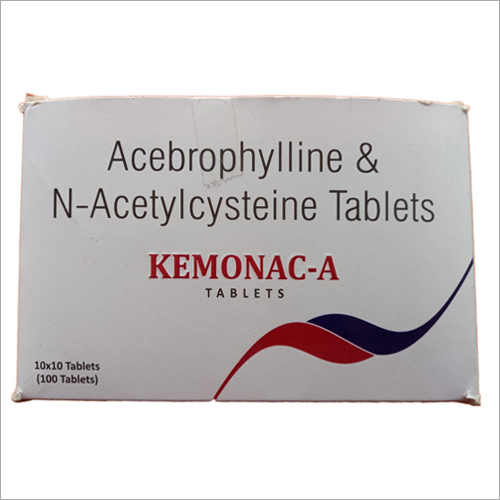 Acebrophylline And N-acetylcysteine Tablets General Medicines