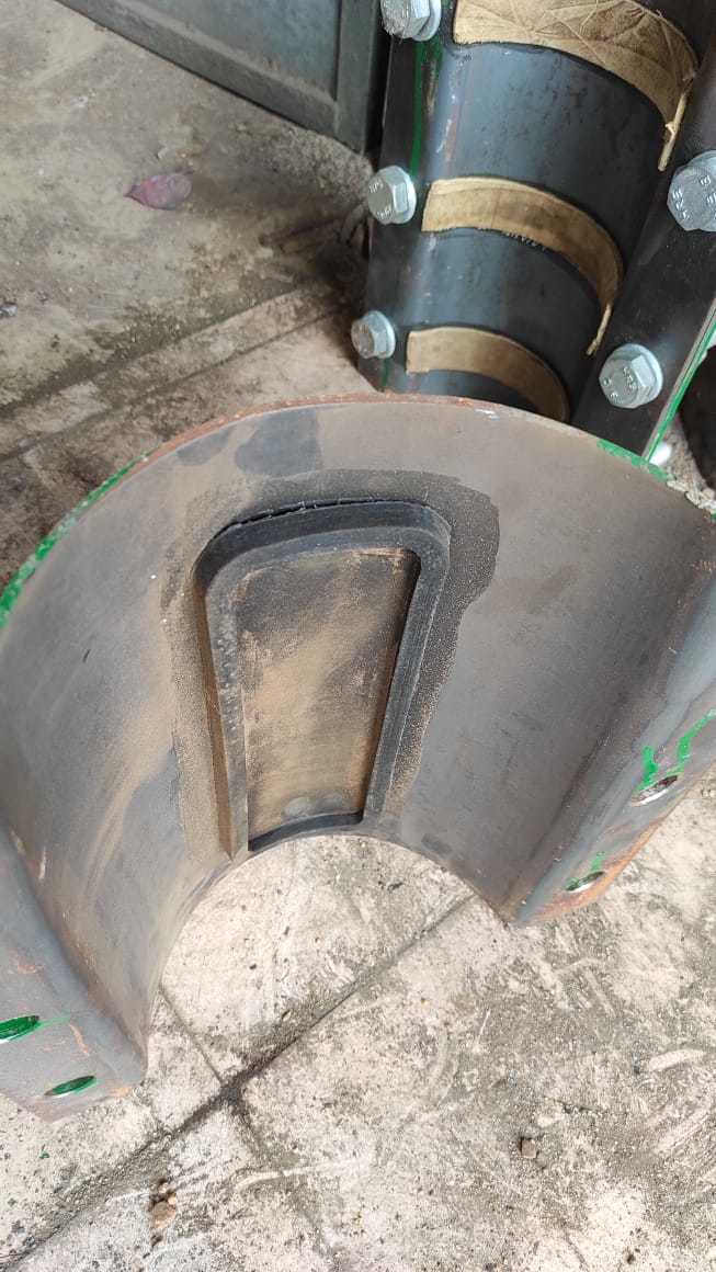 Blue Mild Steel Patch Clamp