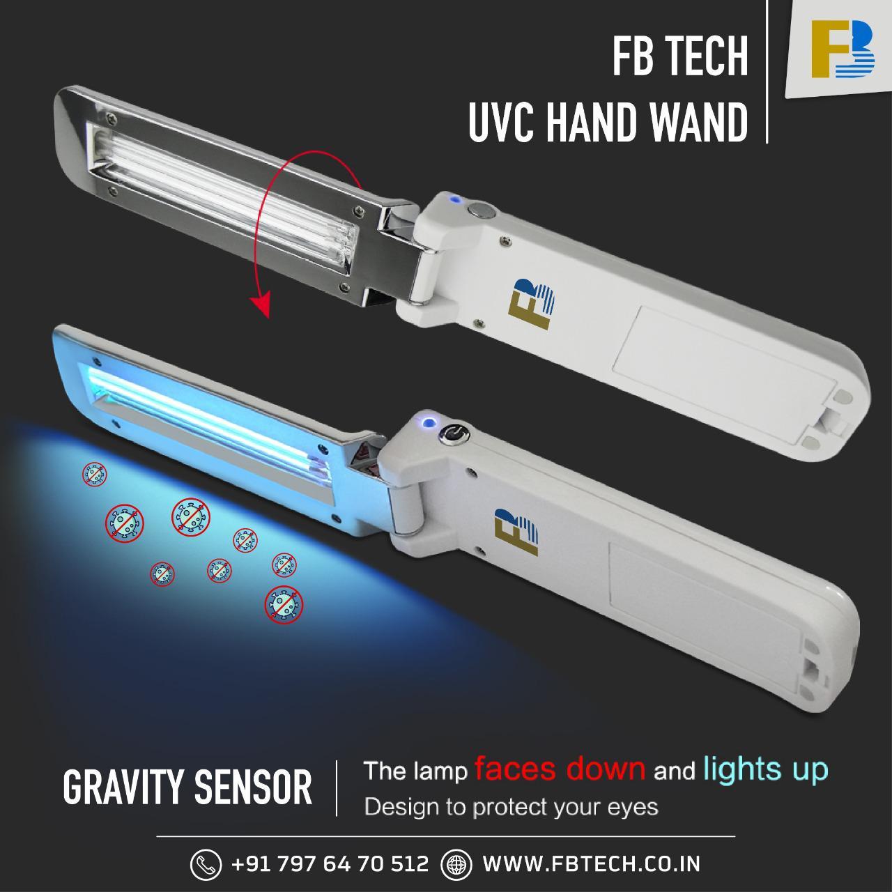 White Hand Held Uv Torch