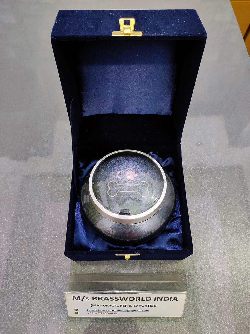 Aluminium Odyssey Hand Painted Pet Cremation Urn