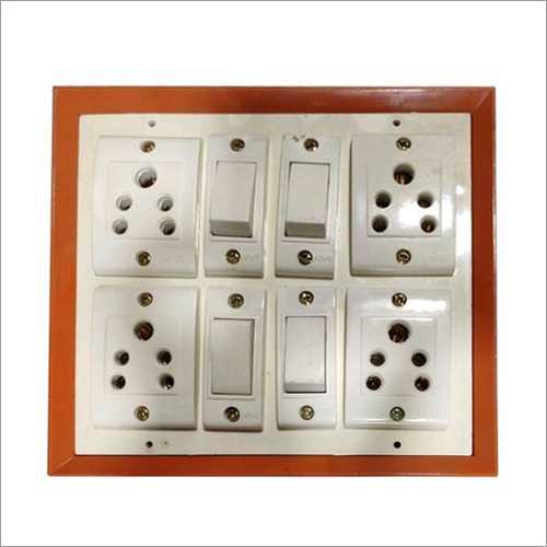 White Electrical Switch Board
