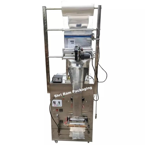 Pneumatic Automatic Granule Pouch Packing Machine - Heavy Duty, Rust Proof, Highly Efficient, 10g to 1kg Capacity | PLC Control, Durable Design, Optional Nitrogen Flushing