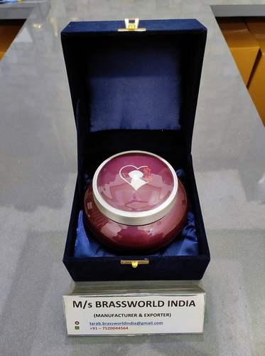 एल्युमिनियम ओडिसी हैंड पेंटेड पेट क्रिमेशन अर्न