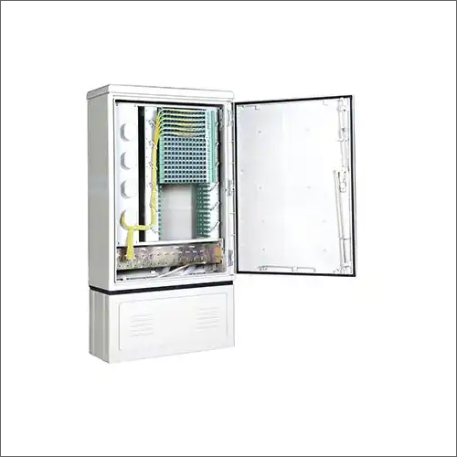 Fiber Optical Cross Connect Cabinets - SMC Material, Outdoor Design | IP55 Rated, Wall-Mount Installation, Tool-Free Adapter Slots
