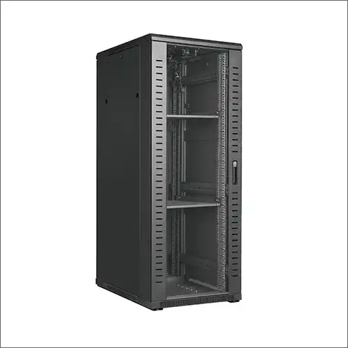 Stainless Steel Powder Coating Black Rack 47u Floor Standing Spcc Server Indoor Telecom Cabinet
