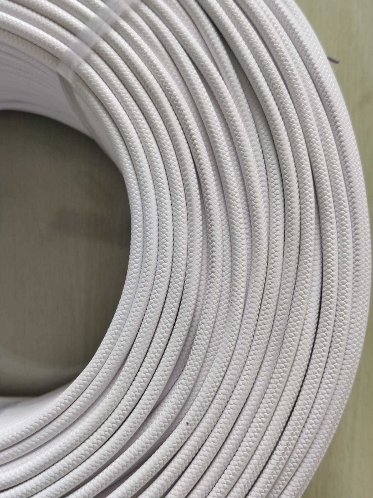 2 Core Round Wire (Fishnet) - Copper & Pvc, 50/60 Hz, 250v Rated Voltage, 1 To 2.5 Amp Rated Current, 150v To 250v Voltage Surge | Versatile Electrical Wiring Solution