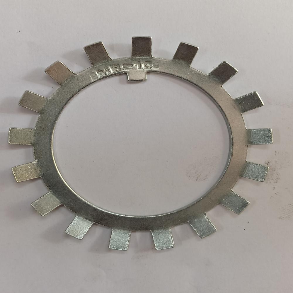 MB Lock Washer - Spring Steel, Varies Size & Thickness, Silver Color - Zinc Plated, Round Shape for Secure Locking of KM Locknuts