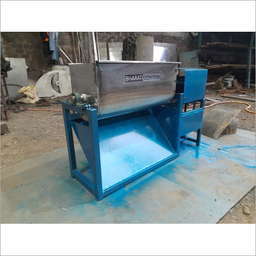 Ribbon Blender Mixer - Stainless Steel, 220 Volt | High Speed, Automatic, Single Shaft with PLC Control, Silver Finish