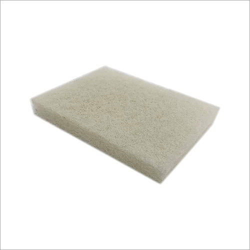 Tile Grouting Scrub Pad - Polyester Material, Off White Color | Soft, Water Resistant, Ideal for Floor and Tile Cleaning