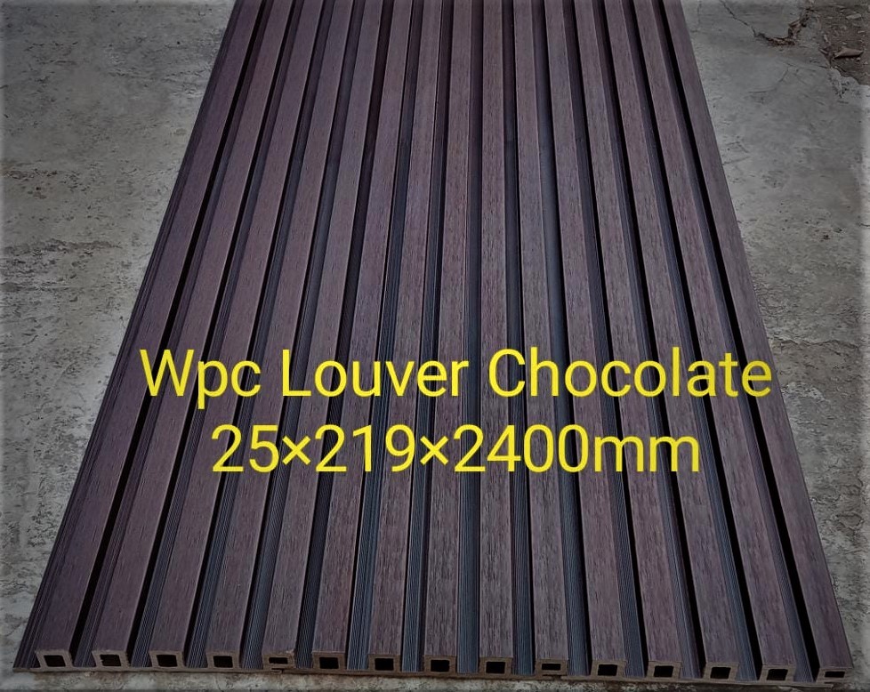 Wpc Louvers Flute Panels - 25x219x2400mm | 25mm Thick, Durable Design For Versatile Applications